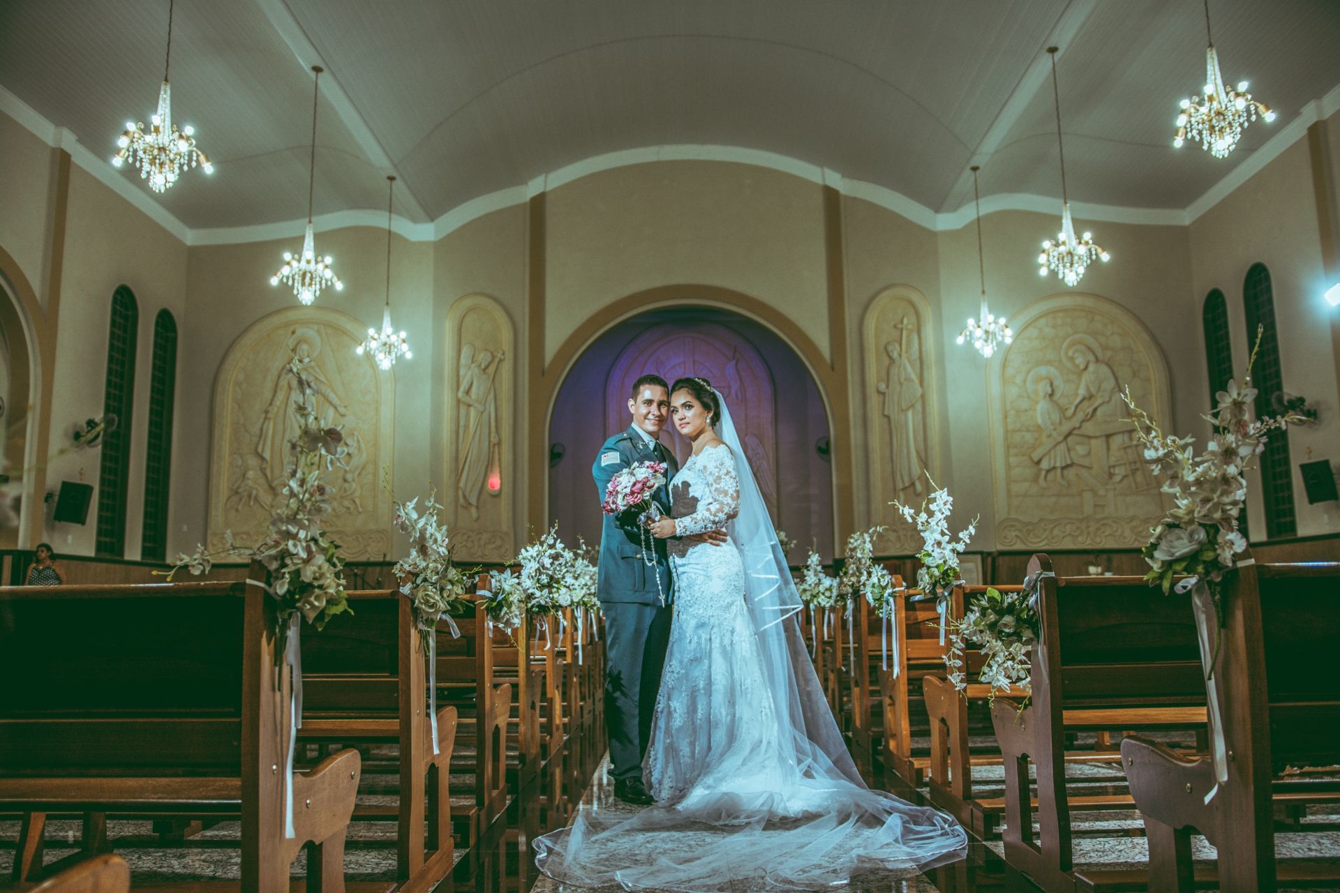 Casamento Lilian e Willian na linda Igreja de Potirendaba - Villart