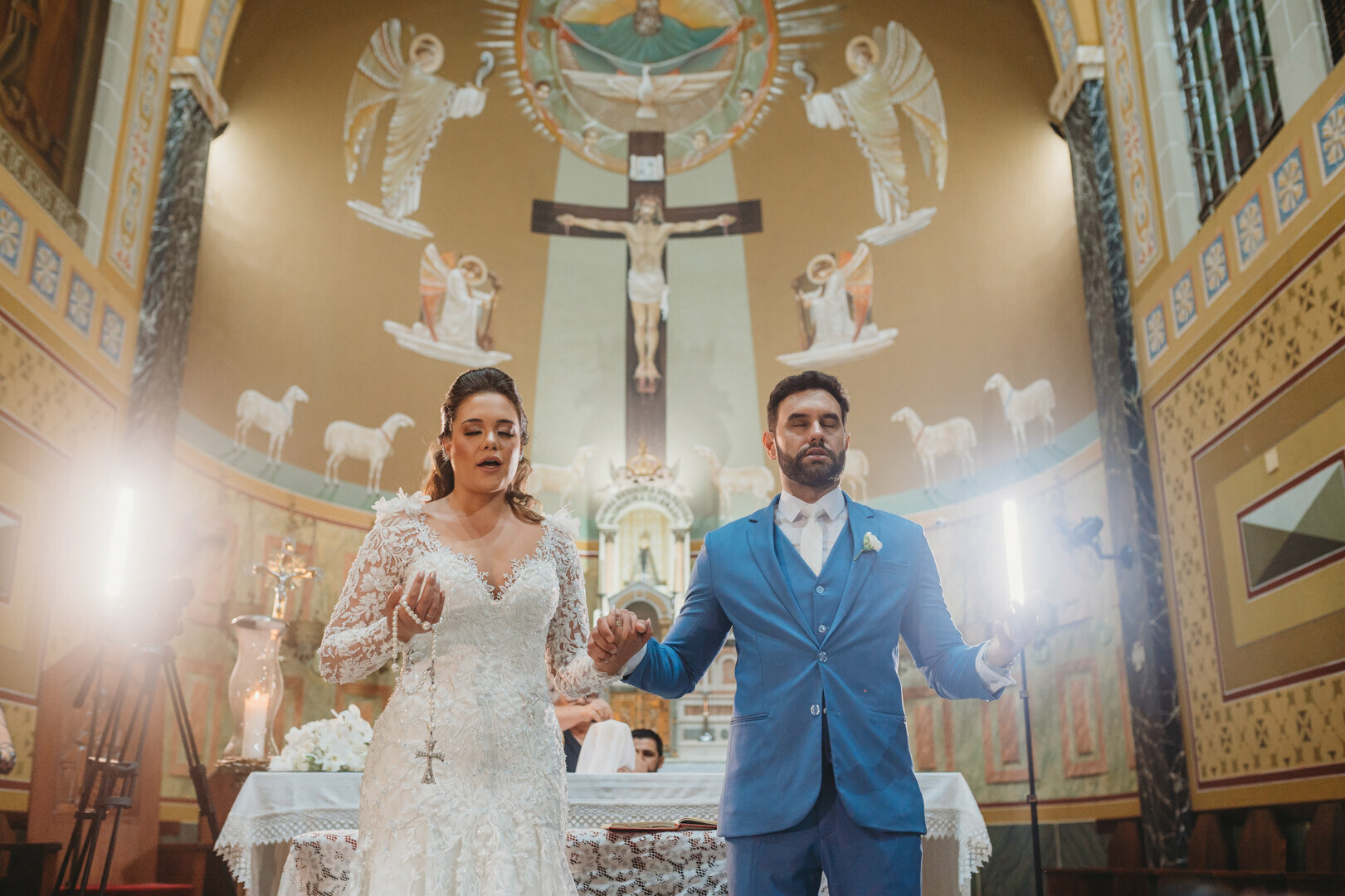 Casamento de Luiza e Henrique na Basílica Menor de Nossa Senhora da Conceição Aparecida – Festa no Espaço Daniela Raduan